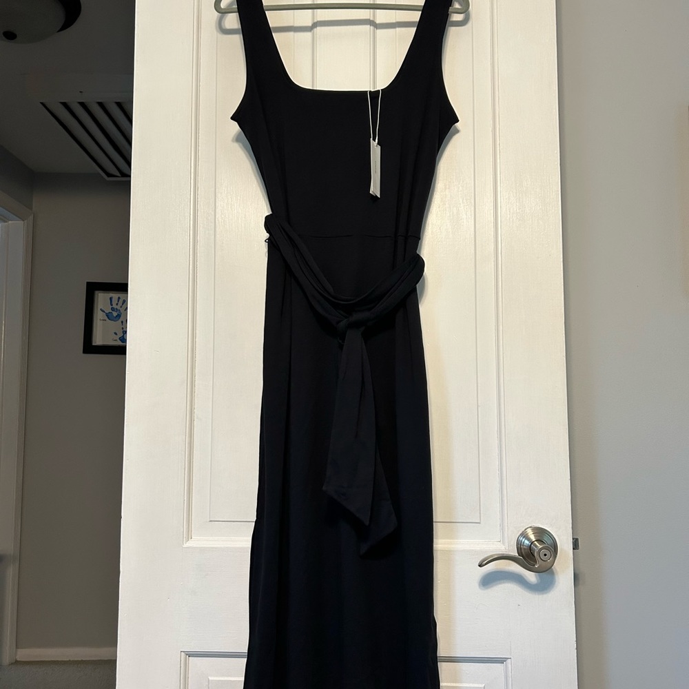 NWT Vince black tank dress.